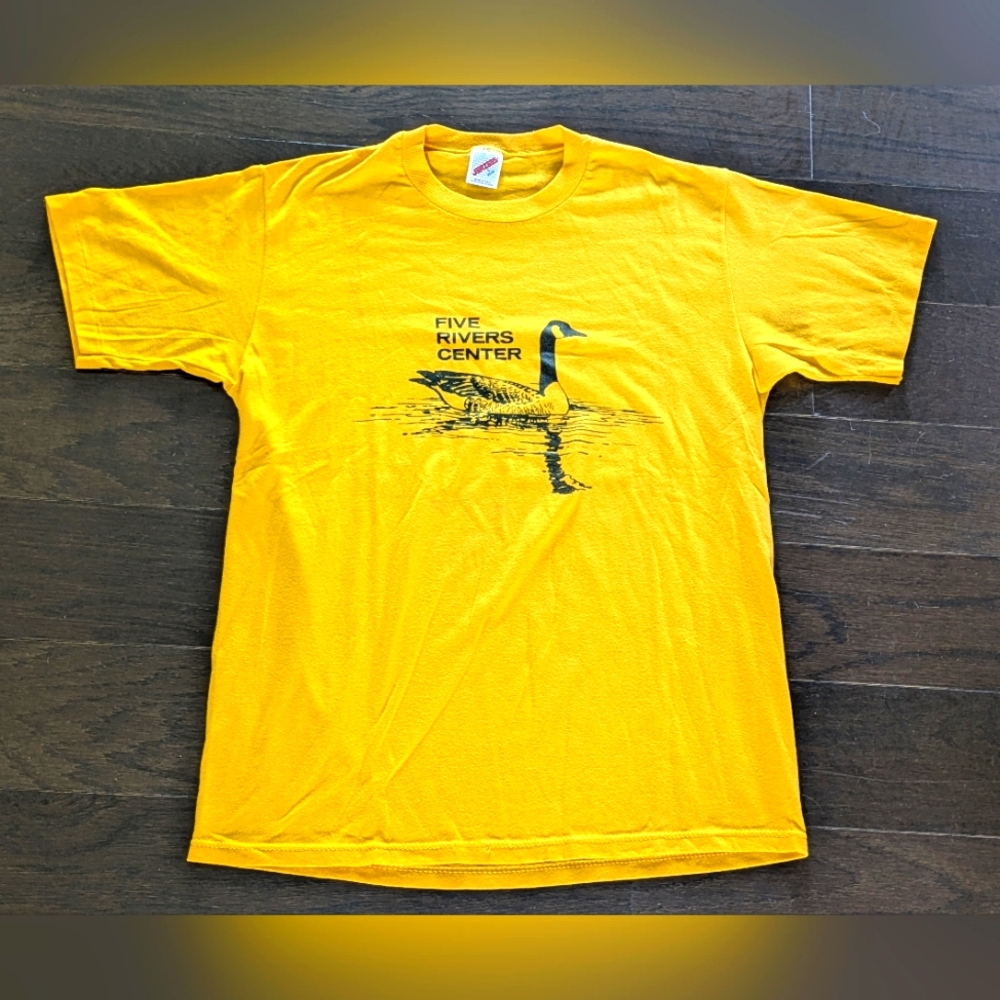 Vintage 1990s 5 Rivers Park, NY T-Shirt Jerzees Sz L Single Stitch
